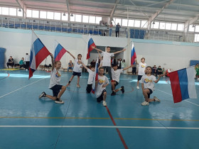 Команда обучающихся школы приняла участие в президентских спортивных состязаниях..